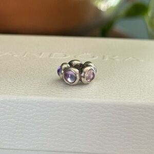 Pandora Amethyst Cabochon Spacer